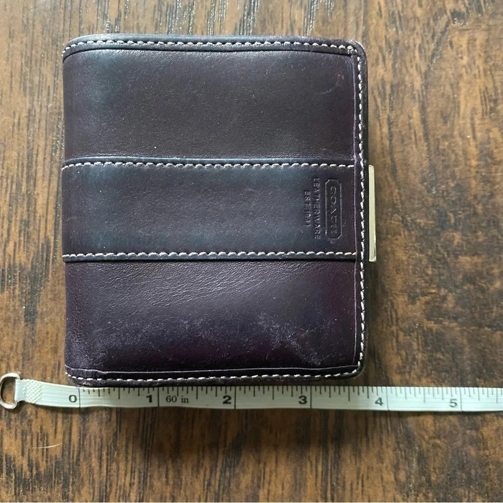 Vintage Coach Leather Small Wallet